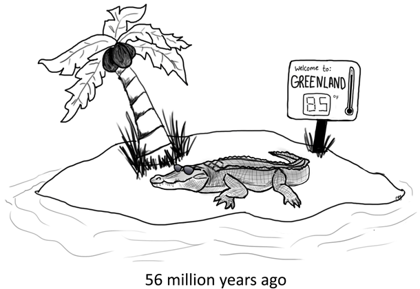 It was hotter 56 million years ago